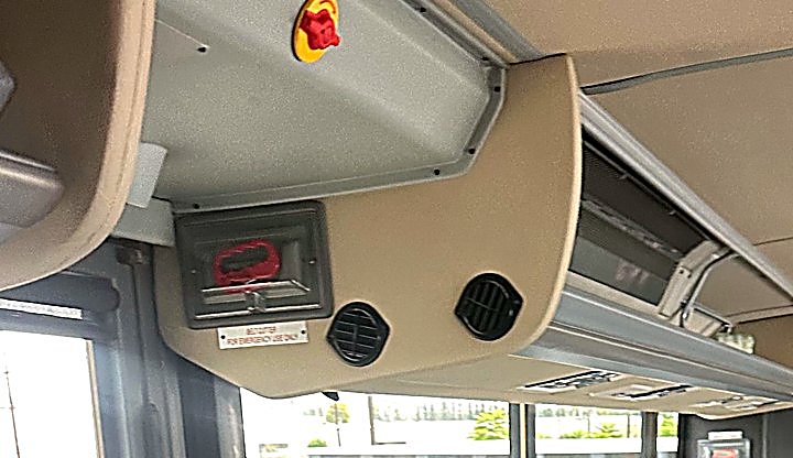 Air vents & reading lights