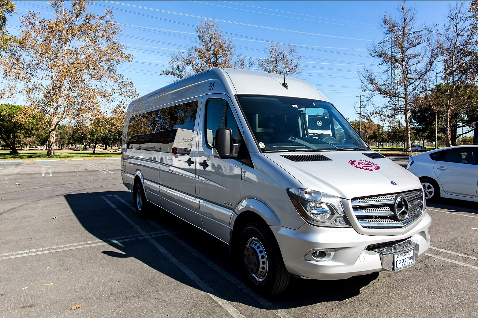 Four Season Travel Mercedes-Benz Sprinter photographed from the passenger side front corner